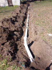 pipe in ground